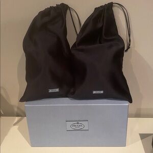 Prada Light Blue Gift Box and Dust Bags